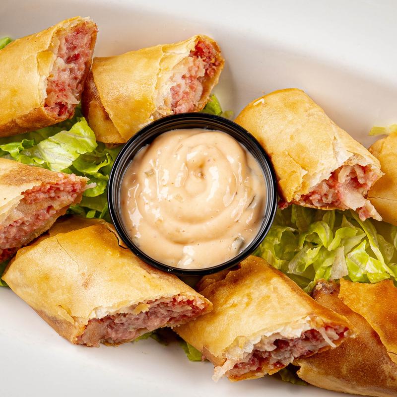 menu item 2 of 42, Reuben Spring Rolls