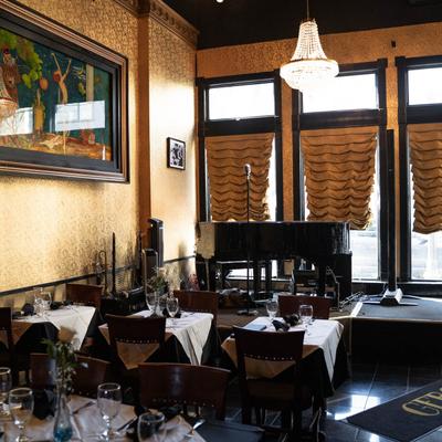 Tables ready for guests.