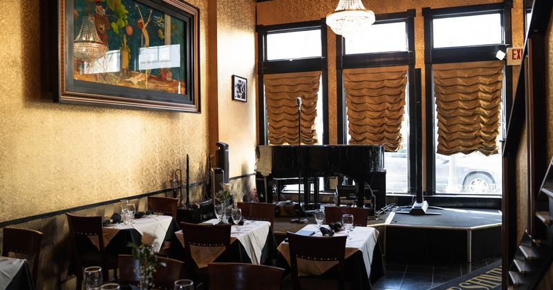 Tables ready for guests