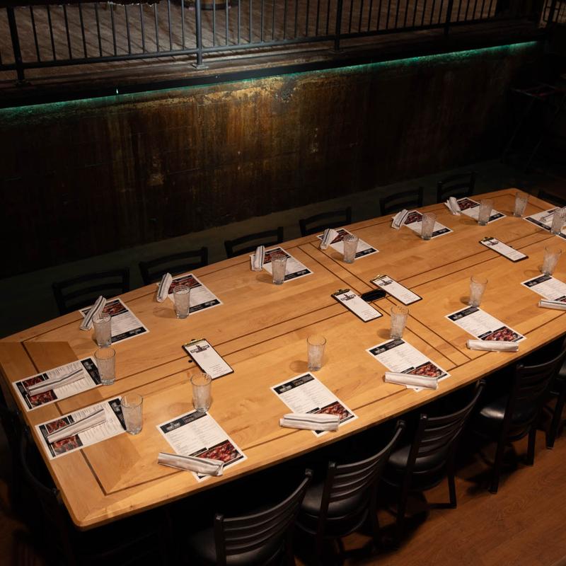 Interior, big wooden table 2