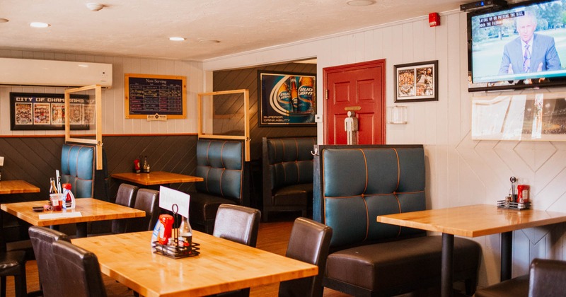 Interior, dining area
