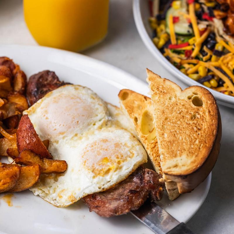 menu item 5 of 33, Steak and Eggs*