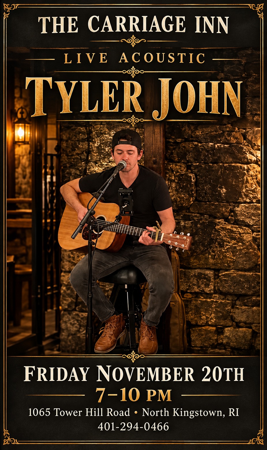 Live acoustic with Tyler John! event photo