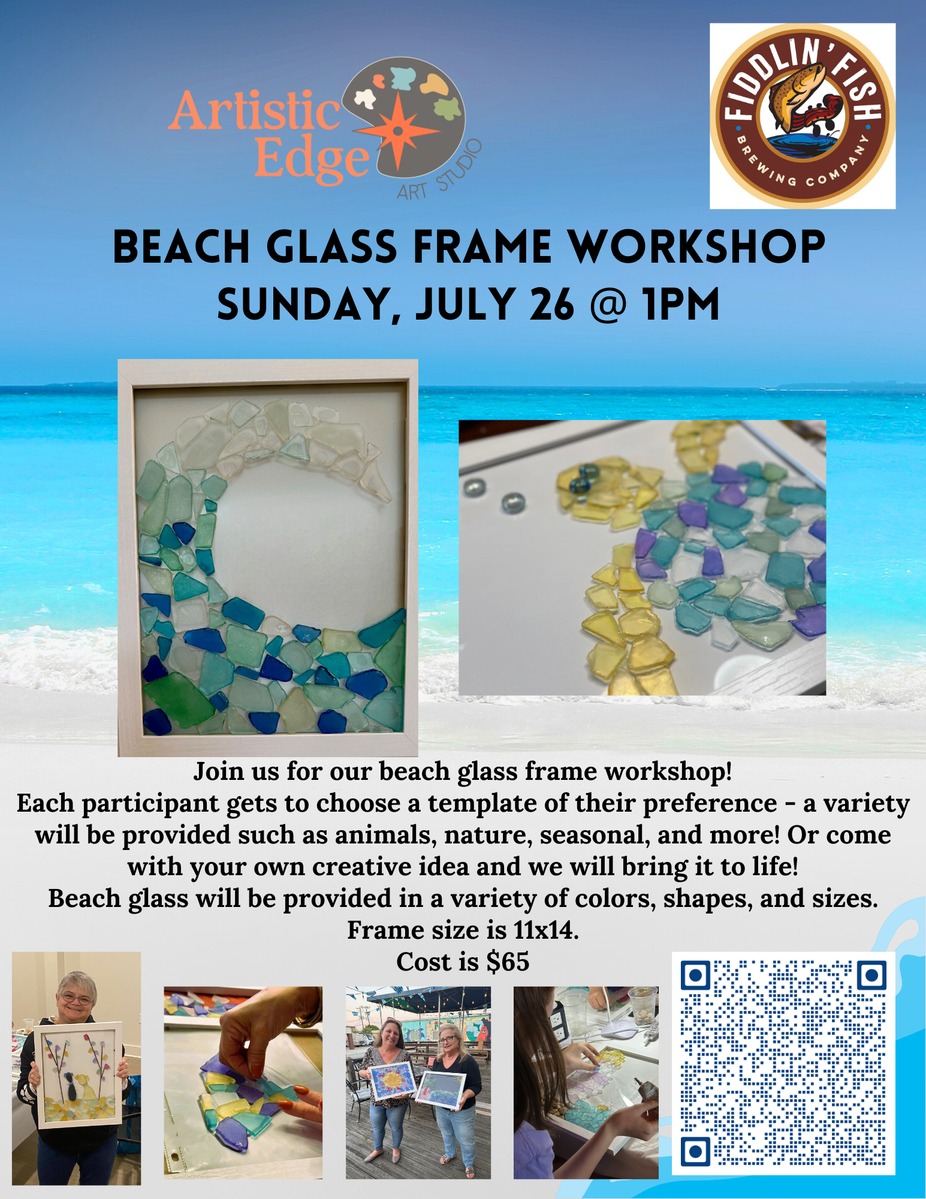 Beach Glass Frame-Making Class event photo
