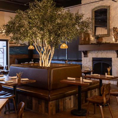 Interior, dining area.