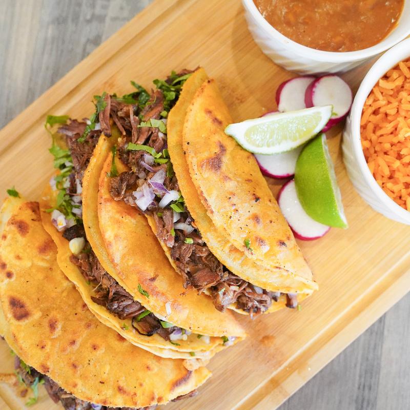 menu item 1 of 6, Birria Tacos