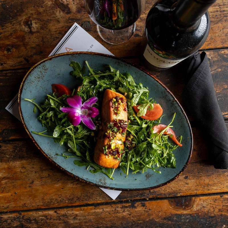 Seared King Salmon photo