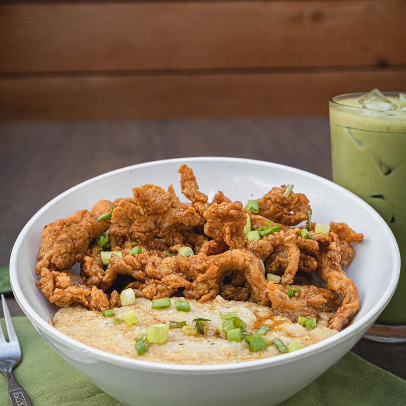 Hot Honey Shrooms & Grits photo