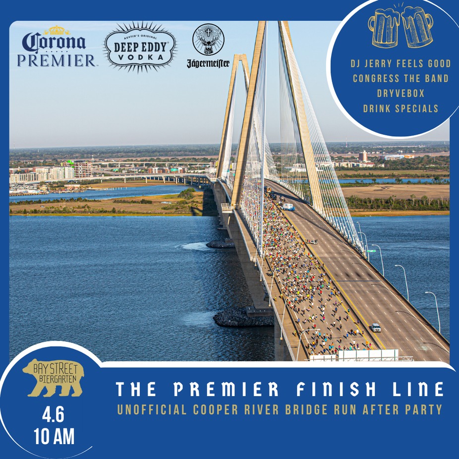 The Premier Finish Line: Unofficial Cooper River Bridge Run After Party event photo