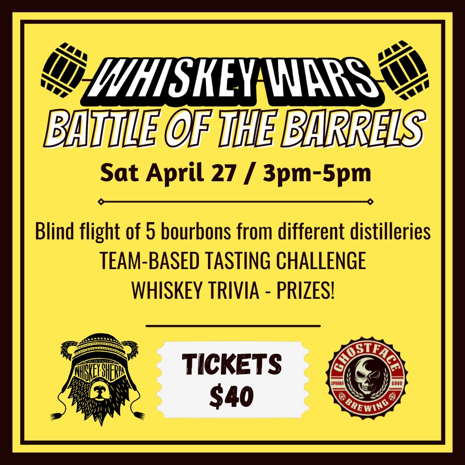 Whiskey Wars - A Tasting Event event photo