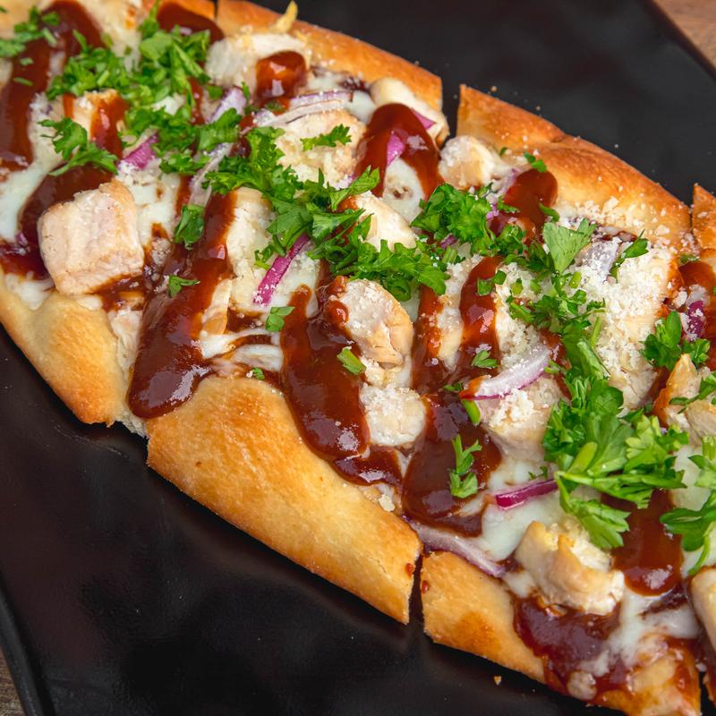 menu item 5 of 7, BBQ Chicken Flatbread