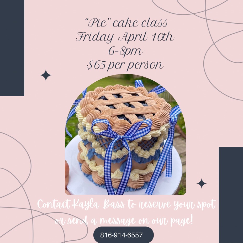 “Pie” cake class event photo
