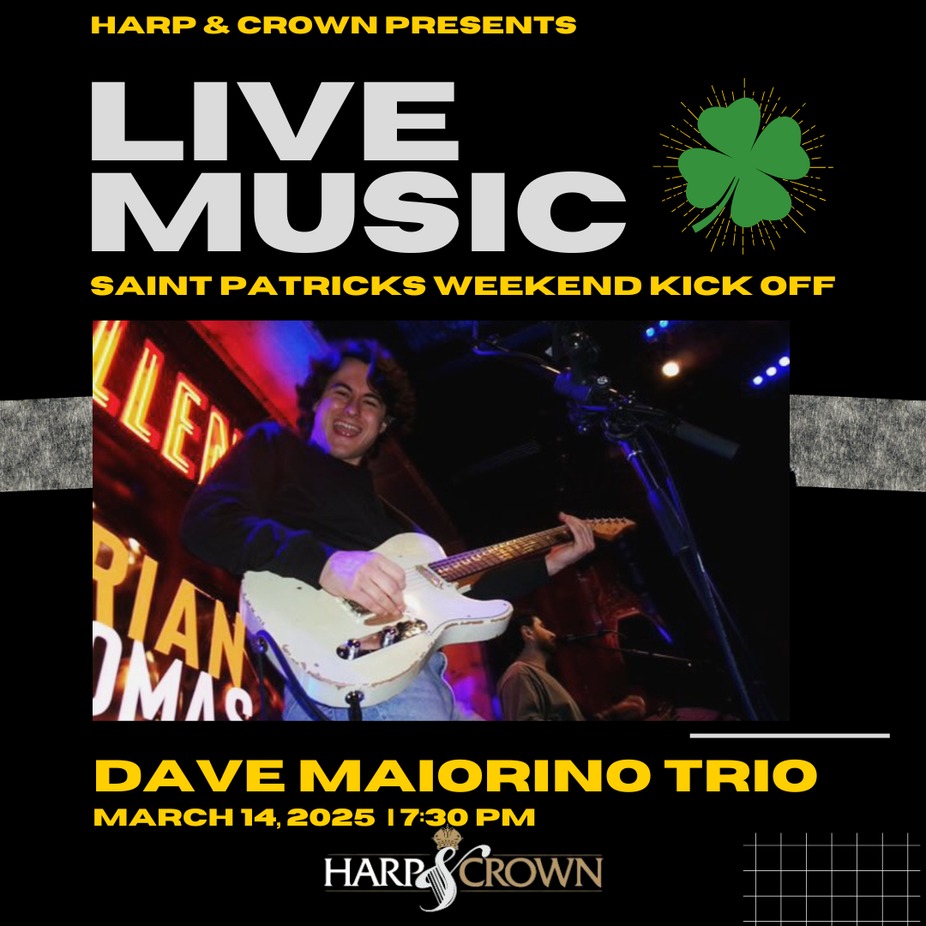 LIVE MUSIC - Dave Maiorino Trio event photo