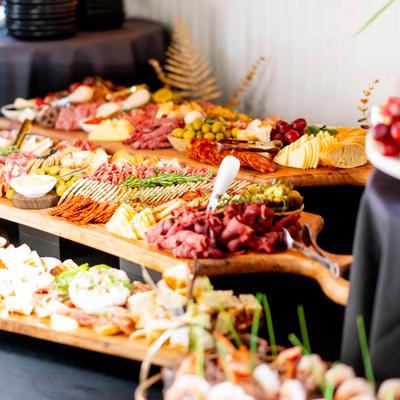 Catering charcuterie boards.