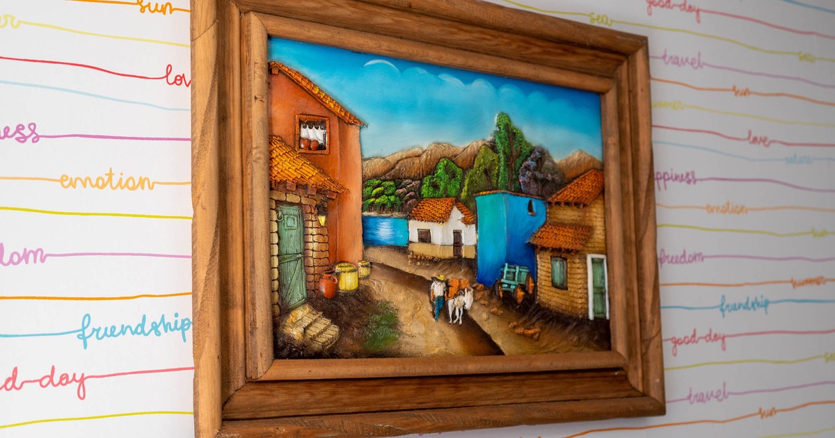 Interior, bar with chairs