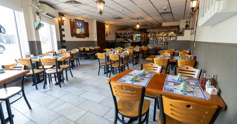 Interior, dining area