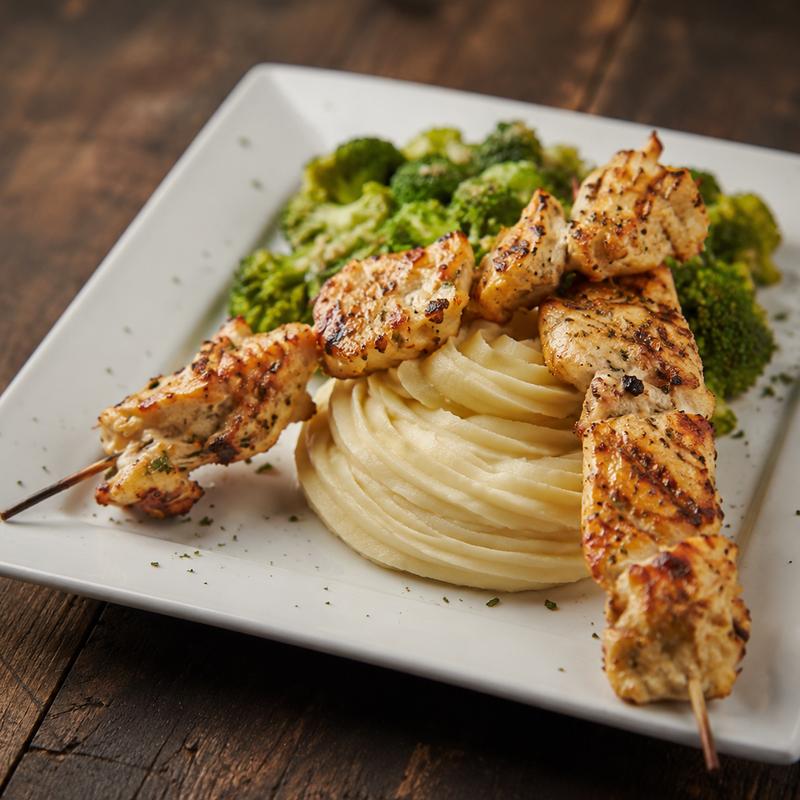 GARLIC PARMESAN CHICKEN SKEWERS photo