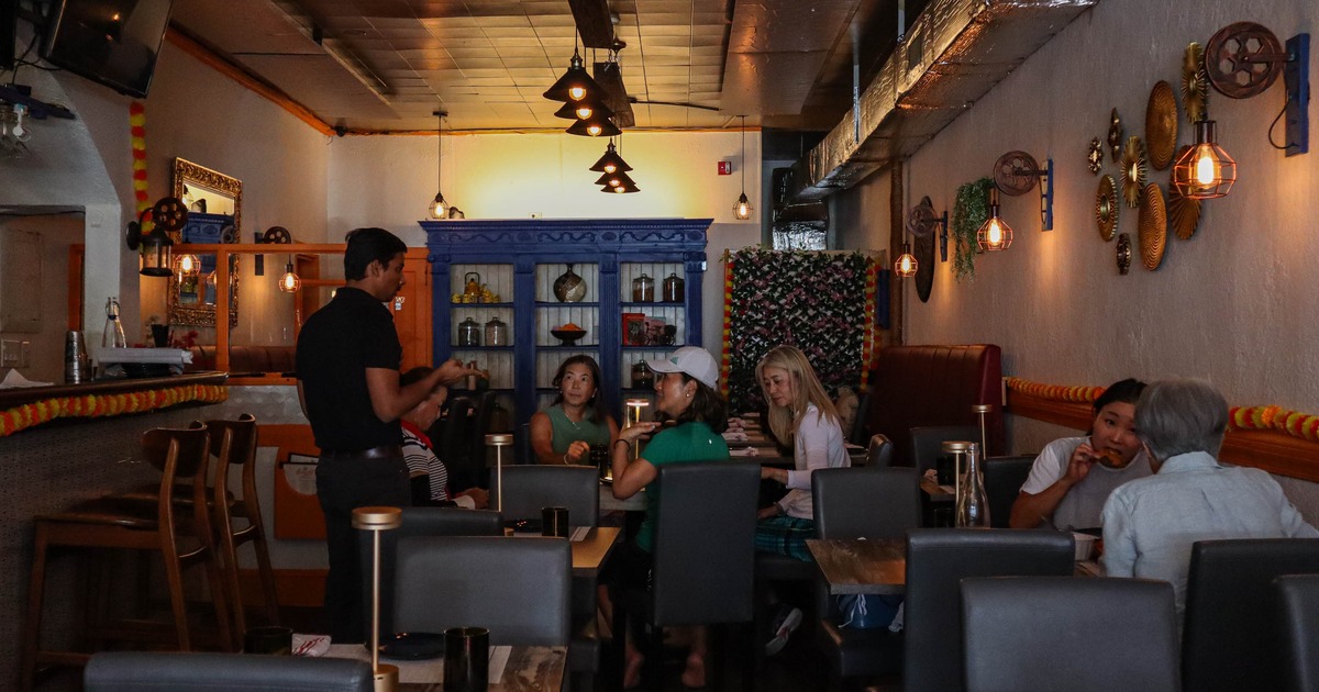 Diner area, tables, chairs, booths