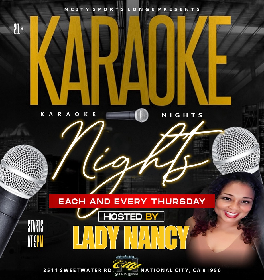 THURSDAY NIGHT KARAOKE PARTY HOSTED BY LADY NANCY!!! event photo