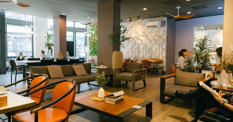 Interior, seating area