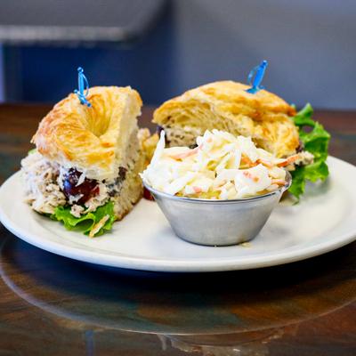 #20 Chicken Salad Sandwich w/ Grapes and Nuts photo