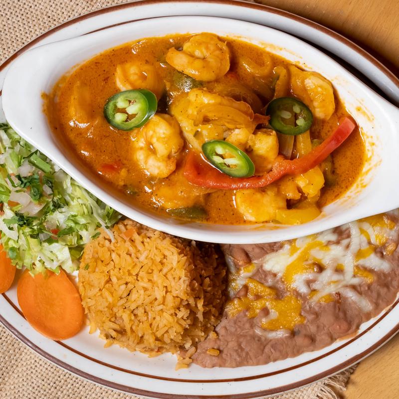 menu item 10 of 11, Camarones a la Diabla