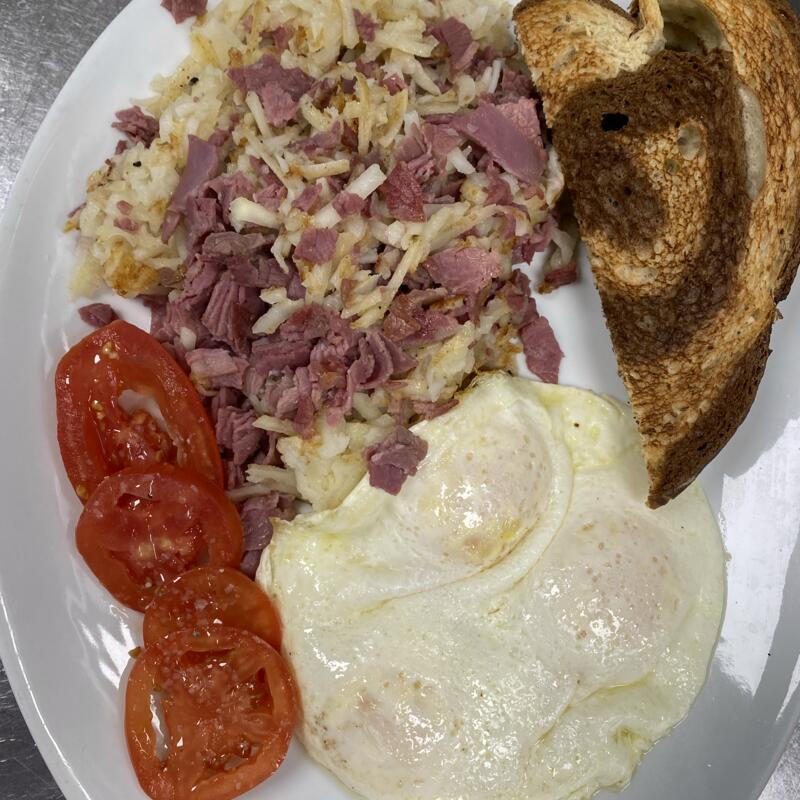 Corned Beef Hash and Eggs photo
