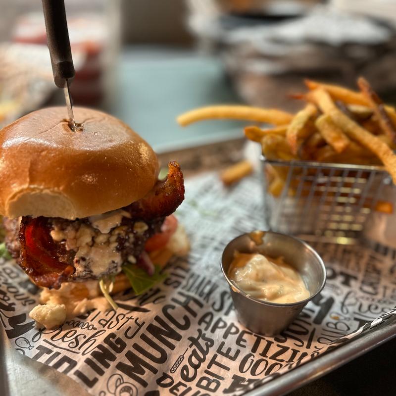 Bacon & Bleu Cheese Burger photo