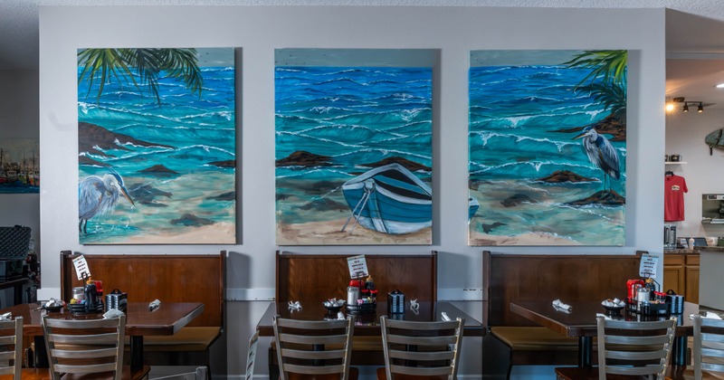 Interior seating area