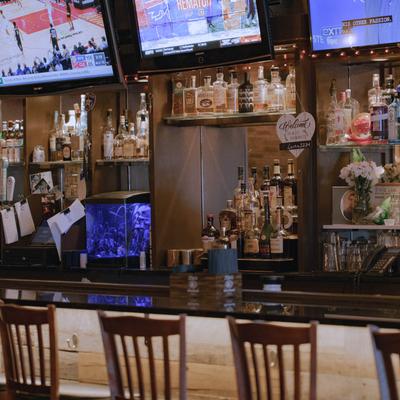 Interior, bar area.