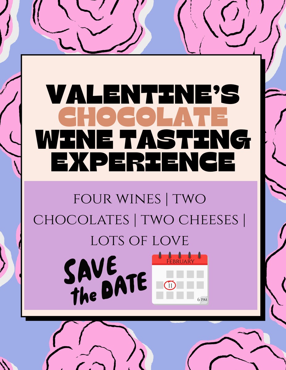Valentines Wine, Cheese & Chocolate Pairing event photo