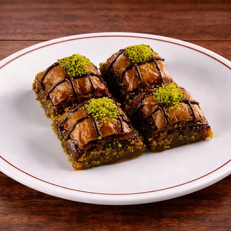 Chocolate Baklava (4pcs) photo