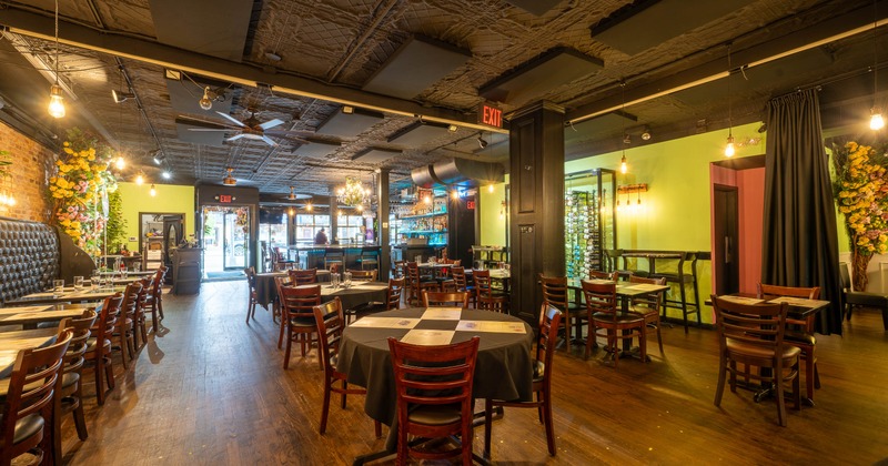 Interior, spacious dining area