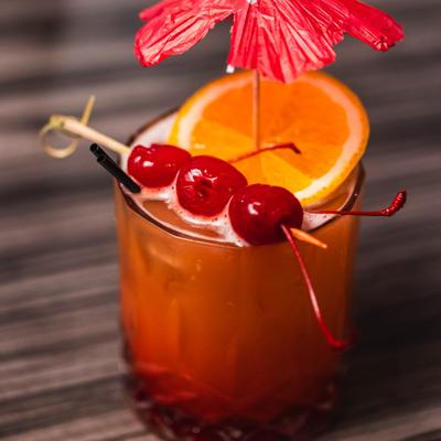 Rum Punch cocktail.