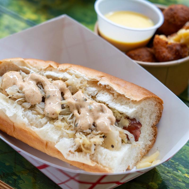 menu item 13 of 19, Reuben Weenie