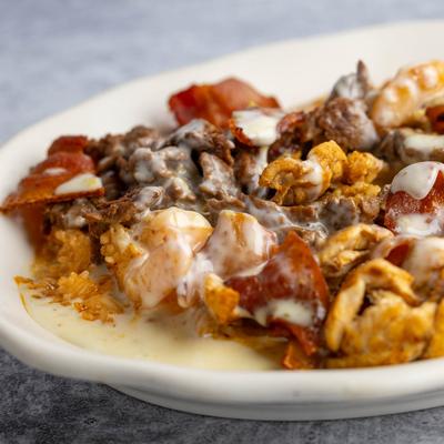 Chiles Toreados, a dish of deep fried jalapenos.