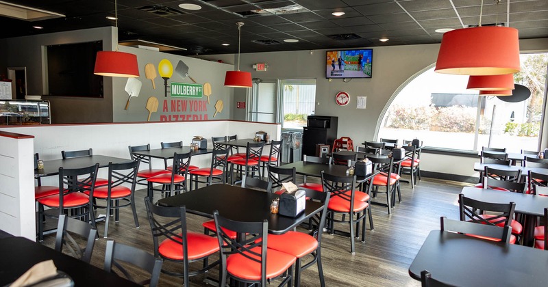 Interior, dining area