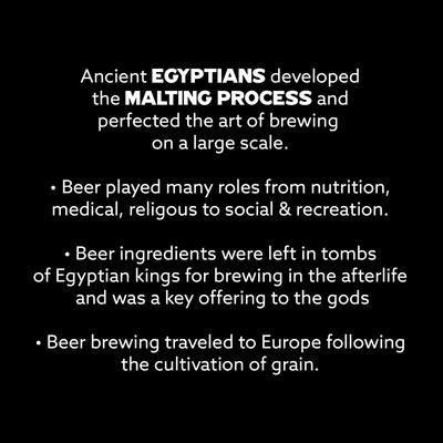Origins of Egyptian malting process.