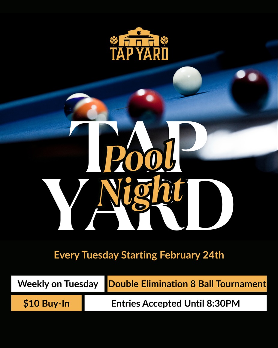 Tap Yard Pool Night event photo