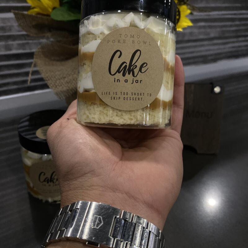 menu item 41 of 46, Cake in the Jar tres leches