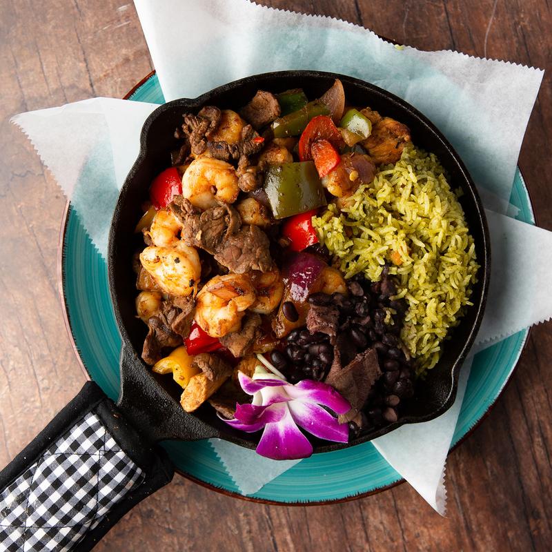 Fajitas on a Skillet photo