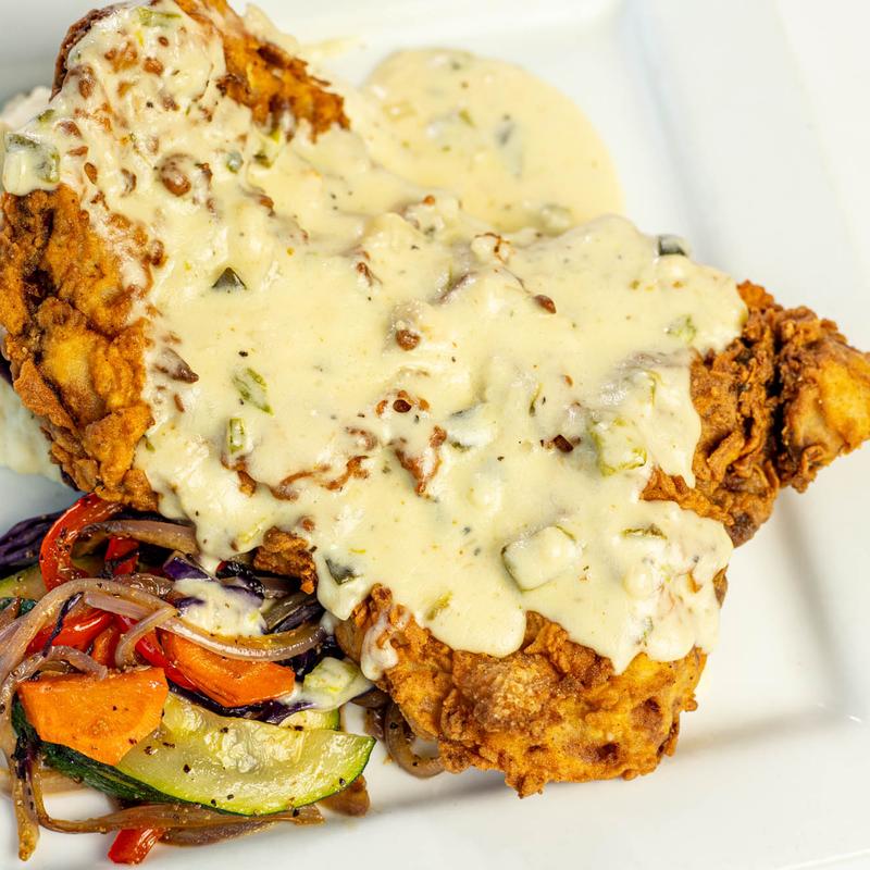 menu item 8 of 10, Smoked Chicken Fried Steak