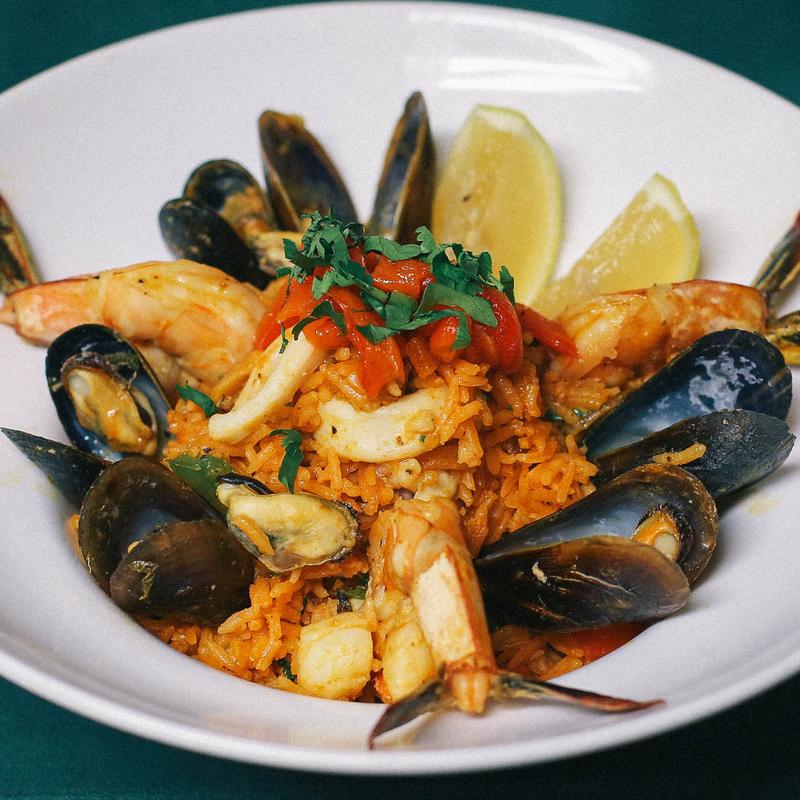 Mexican Seafood Paella photo