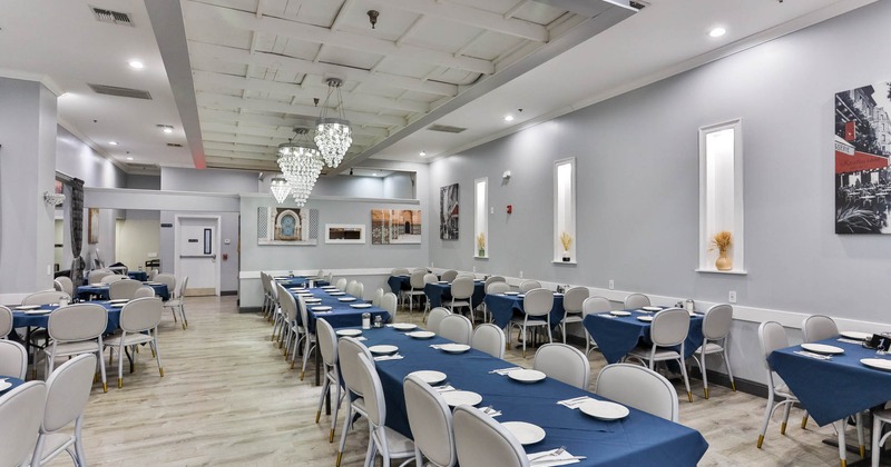 Interior seating area