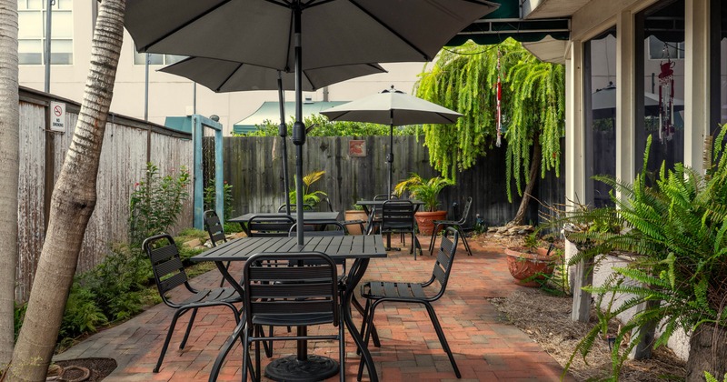 Exterior, seating area