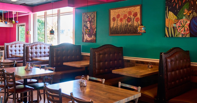 Interior, dining area