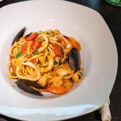 Frutti di Mare, top view.