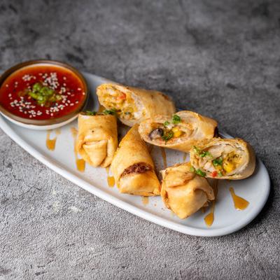 Veg Spring Rolls.