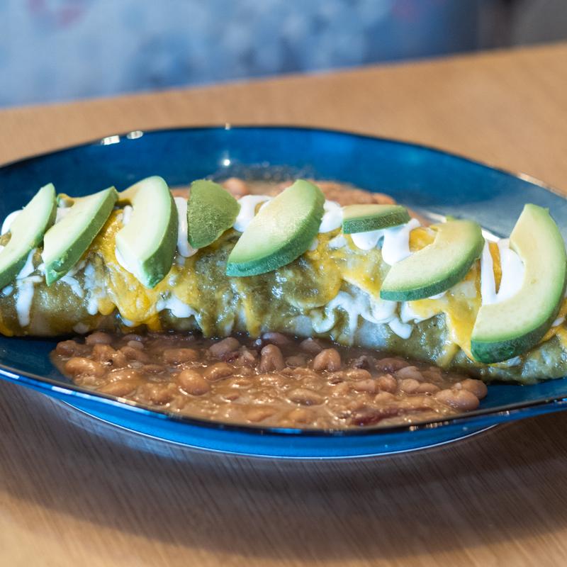 GREEN CHILE BURRITO: photo