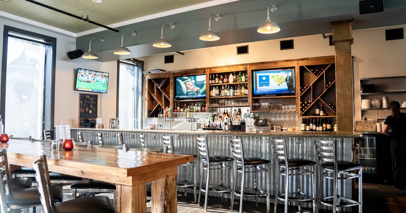 Interior space, bar area